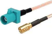 ROBAUN 1PC Universal Type F-kr- Z Male Female to SMB Plug Jack Pigtail Cable RG316 15cm/30cm/50cm/100cm(J-SMBK,15CM)