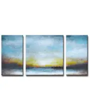Ready2HangArt Twilight 3pc Wrapped Canvas Wall Art by Norman Wyatt