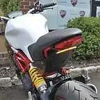 New Rage Cycles Fender Eliminator For Ducati Monster 821 2018 Black