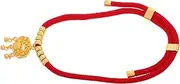 POPETPOP Pet Collar with Bell Charm Red Rope Necklace for Cats Small Dogs Unique Design with Beads for Stylish Puppy Jewelry and