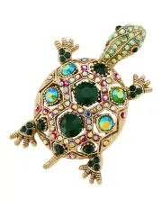 [Barcs] Tortoise Brooch in Green