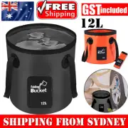Collapsible Bucket Foldable Water Container Portable for Camping Fishing Hiking