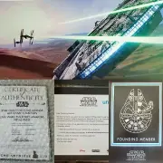 Star Wars Force for Change Millennium Falcon Metal Art: UNICEF Founding Member!