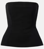[Jean Paul Gaultier] Jean Paul Gaultier Strapless corset top AU 14 black