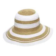 Gottex Kismet Floppy Hat in Gold/White