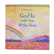 2025 Calendar God is with You all the Time Mini Wall Blue Mountain Arts CA5262