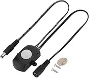 PIR Motion Sensor Switch, 5A DC 6-24V Mini PIR Infrared Motion Sensor Detector Switch LED Strip Automatic Switch(Black)