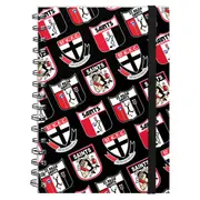 St Kilda Saints Retro Hard Cover Notebook