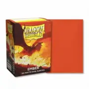 Dragon Shield 100 Standard Deck Protector Card Sleeves Dual Matte Ember