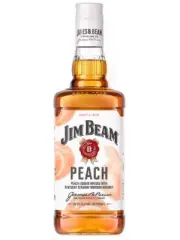 Jim Beam Kentucky Straight Peach Infused Bourbon Liqueur Whiskey 700mL