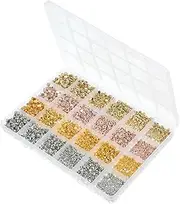 SEWACC DIY Accessories 2160pcs Plastic Beads Bracelet Making Beads Girls Jewelry Making Kit
