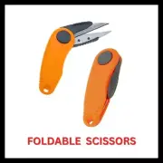Compact Folding Scissors Multipurpose Use Crafting Sewing Fishing Camping School