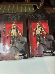 Two Star Wars Black Series Scarif Stormtroopers 6" Action Figure 2016 Hasbro New