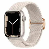 在飛比找蝦皮商城優惠-尼龍編織單圈錶帶替換錶帶手鍊適用於 Apple Watch 