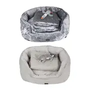 Pawz New Dog Calming Beds Set Large Removable Cover Puppy Chew Toy With Blankets