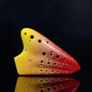 Ceramic Ocarinas 16 Holes Alto C Key AC Triple Ocarina Professional Musical