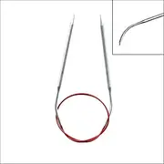 [ChiaoGoo] Stainless Steel Red Knitting Circulars Needles