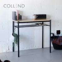 在飛比找momo購物網優惠-【日本COLLEND】IRON 鋼製窄型筆記型電腦桌-DIY