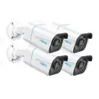 4-Pack Reolink 8MP 4K POE Security IP Camera Home Outdoor Surveillance RLC-810A