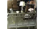 DA Modern Mirrored 4 Door 3 Drawer Sideboard