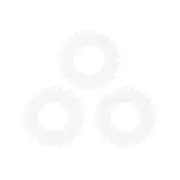 Glammar Tangle Tie Clear 3pk