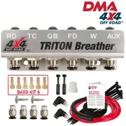 DMA Diff Breather Kit 6 Port Mitsubishi Triton Mn Mq Ml