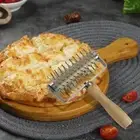 Pizza Dough Docker Stainless Steel Pizza Wheel Roller Multipurpose Pizza Docking