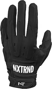 Nxtrnd G3 Padded Football Gloves, Sticky Padded Receiver Gloves, Lineman Gloves