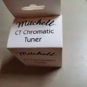 Mitchell Clip-on CT Chromatic Tuner for Guitar and Bass Black
