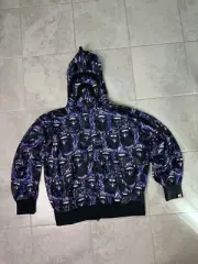2023 BAPE APE HEAD GRAFFITI SHARK FULL ZIP HOODIE A Bathing Ape Size L Large Jpn