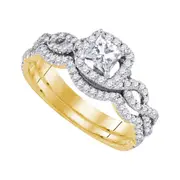 1 CTW-Diamond 1/2CT-CPR (SI1)BRIDAL SET