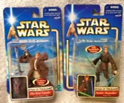 OBI-WAN #36 & ANAKIN #22 aotc 2002 attack of the clones Star Wars figure NEW