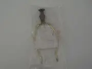 LAMP REPLACEMENT PART METAL HARP SHADE RISER WITH PINEAPPLE FINIAL TOP NIP