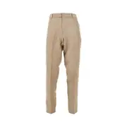 [EMPORIO ARMANI] EMPORIO ARMANI Linen-blend chino pants Man 48 48 Beige