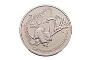 20c 2001 Centenary of Federation Western Australia Lightly Circulated Aus Twenty Cent Coin
