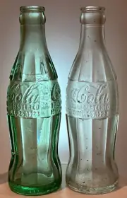 (2)- 1923 CEDARTOWN, GA "Christmas"Coke bottles: 1 is a VERY RARE VARIANT