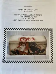 Vintage Tole Pattern Packet: Rag Doll Storage Chest by Nancy Capuano