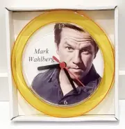 Mark Wahlberg 7" Gold novelty wall/desk clock Brand New