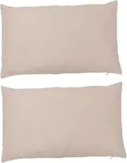 Luxshiny 1set Pillowcase Home Pillow Covers Pillow Case Covers Knitted Throw Cover Teapot Earring Waterproof Pillow Cover Outdoor Covers Protectors Car Pillow Covers Khaki Polyester 2pcs