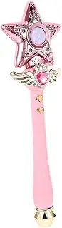 Wand Princess Dress up Accessories Star Wand King Costume Scepter Handheld Light Pentagram Stick Concert Light Interactive King Cane Stick Plastic Pink