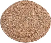 Generic Pet Grass Mat Round Rug Dog Pads Furniture Blankets Puppy Blankets for Small Dogs Girl Round Outdoor Rug Kennel Mat Pet Furniture Protector Puppy Pads Cattail Grass Coffee