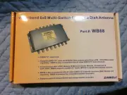 NEW - Zinwell WB68 Wide-band 6 x 8 Multi-Switch for DirecTV Dish Antennas