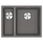Franke Maris 1 & 1/2 Left Bowl Sink 340/150mm Stone Grey MRG660/34-15FPCSBLSG