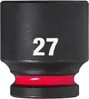 [Milwaukee] " SHOCKWAVE IMPACT DUTY Impact Socket - Standard - 27mm
