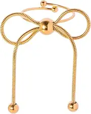 [KieTeiiK] Necklaces for Women, Elegant Dangle Ear Studs/Necklace/Rings Charm Graceful Bowknot Dangle Ear Studs/Rings/Neckchains Adornment Party Jewelry