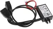 USB Power Supply Module 12v to 5v 3a Car Converter Dual USB Adapter Voltage Step Down for Car Electronics