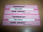 2 Kinks Low Budget / Superman Jukebox Title Strips