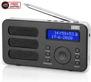 Portable DAB Radio - August MB225 - DAB/DAB +/FM - RDS Function, 40 Presets, Ste