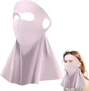 [Generic] Sun Protection Masque,Sun Face Masque UV Protection - SPF Protector Bandana Cooling Shield, Neck Scarf Breathable for Men Women Outdoor