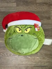 Dr. Seuss How The Grinch Stole Christmas Face Throw Plush PILLOW RUZ 2020
